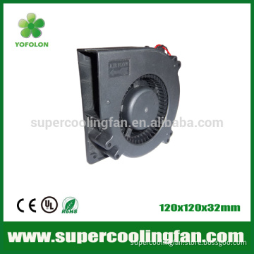 120x120x32mm 12V high speed horizontal blower fan 120mm ups power blower fan